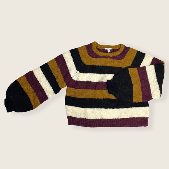 Joie - Izzie Chunky Striped Sweater - Size XL - Picture 4 of 9